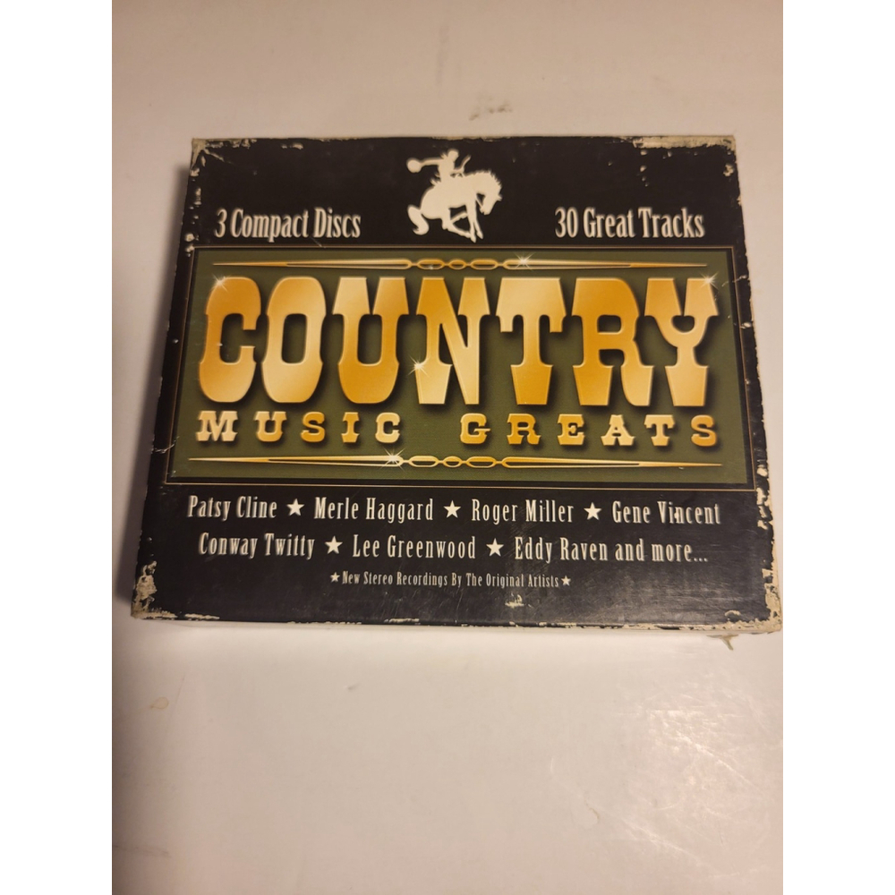 Country Music Greats : 3 Disc 30 Tracks , Pre-Owned CD’s